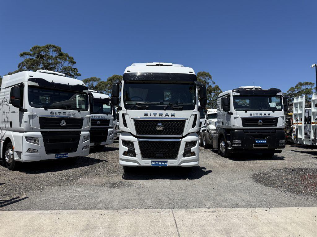 2026 plate Euro6 Sitrak prime movers in stock at Newcastle